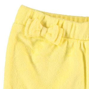 Σόρτς πετσετέ με φιόγκο στη μέση  