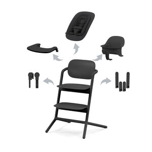Παιδική Καρέκλα Φαγητού Stunning Black Cybex Lemo 4-in-1  Main Παιδική Καρέκλα Φαγητού Stunning Black Cybex Lemo 4-in-1