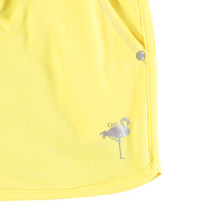 Σορτς σπορ με φαντεζί σχέδιο για bebe κορίτσι 