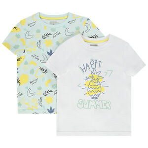 Σετ κοντομάνικα μπλουζάκια από jersey με φαντεζί σχέδιο για αγόρι 