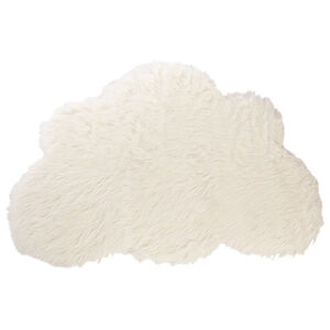 Χαλάκι από συνθετική γούνα σε σχήμα σύννεφου 80x120 cm 