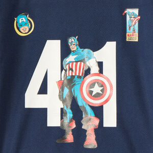 T-shirt με κοντά μανίκια Captain America Marvel για αγόρια 