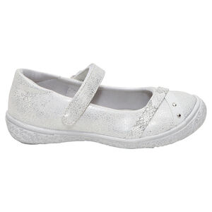 Μεταλλιζέ παπουτσάκια με λουράκια και διακοσμητικά πριτσίνια 