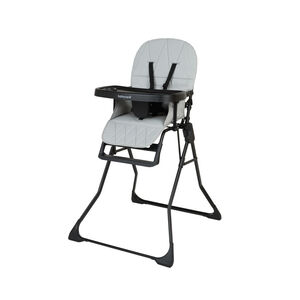 Καθισματάκι φαγητού σταθερό και συμπαγές Joséphine - Μαύρο και Γκρι 