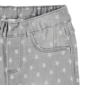 Jegging effet used με αστέρια σε όλη την επιφάνεια κορίτσι 