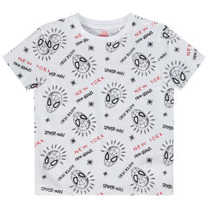 T-shirt manches courtes imprimé Spider-Man Marvel pour garçon 