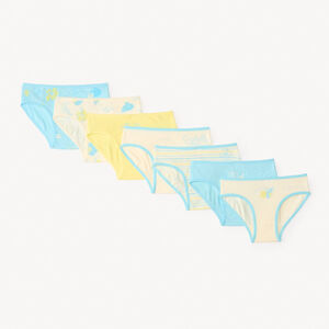 Σετ από 7 εσώρουχα με σχέδια παραλίας για κορίτσι 