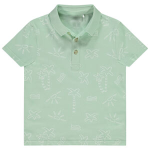 Πόλο κοντομάνικο με φαντεζί σχέδιο για αγόρι 