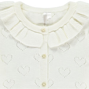 Ζακέτα μακρυμάνικη από πλεκτό φαντασία για κορίτσι μωρού 