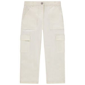 Παντελόνι ίσιο cargo με τσέπες για κορίτσι 