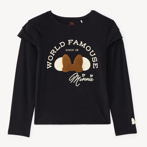 T-shirt à manches longues Minnie pour fille 