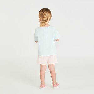T-shirt κοριτσιού κοντό μανίκι με Stitch και Angel Disney 