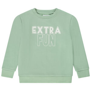 Φούτερ σε molleton print φαντεζί για αγόρι 