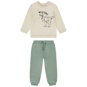 "Σύνολο jogging από φαντεζί molleton για μωρό αγόρι" 