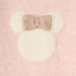 Φόρεμα κοριτσιού μωρού σε ροζ πλέξιμο Minnie Disney 