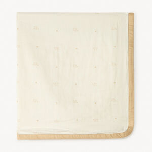 Κάλυμμα βρεφικού βελουτέ με εκτύπωση ελέφαντα 