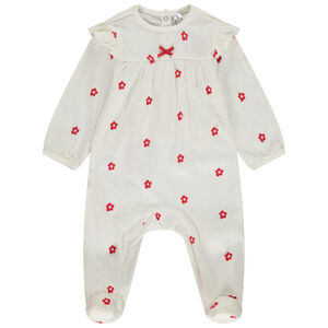 "Νυχτικό από jersey με τσαλακωμένο floral σχέδιο για μωρό κορίτσι" 