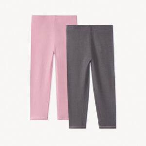 Σετ από 2 μακριά σλιπ μονόχρωμα για κορίτσι μωρό 