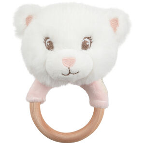 Μαράκα από πλεκτό με ξύλινο δαχτυλίδι 