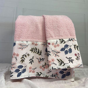 Σετ Πετσέτες 2τμχ Flowers & Butterflies 