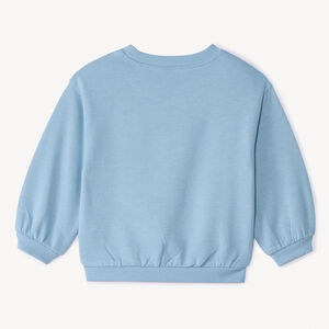Φούτερ molleton oversize με φαντεζί τύπωμα για bebe αγόρι 