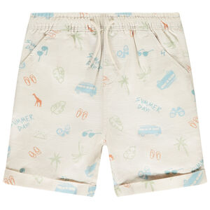 Βερμούδα με φαντεζί σχέδιο για bebe αγόρι 