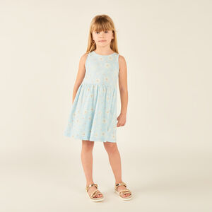 Φανταστικό εκτυπωμένο φανελάκι φόρεμα για κορίτσι 