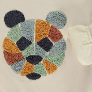 Φούτερ oversize με σχέδιο ζώου από πλεκτό για μωρό αγόρι 