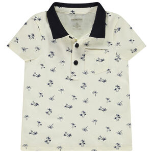 Πολό κοντομάνικο με σχέδιο φοίνικες για μωρό αγόρι 