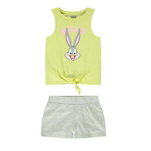 Pyjama 2 pièce débardeur + short Bugs Bunny pour fille Main Pyjama 2 pièce débardeur + short Bugs Bunny pour fille