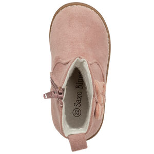 Μποτάκια effet daim με φιόγκους για bebe κορίτσι 