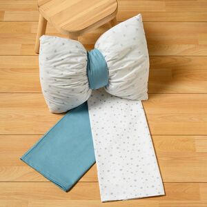 Σετ Σεντόνια Λίκνου 2Τμχ Sky Blue 