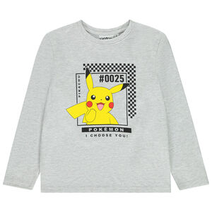 T-shirt μακρυμάνικο με σχέδιο Pikachu Pokémon για αγόρι 