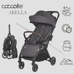Καρότσι Με Αυτόματο Κλείσιμο Coccolle Arella / Dark Pearl 