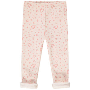 Κολάν jersey με σχέδιο καρδιές για bebe κορίτσι 