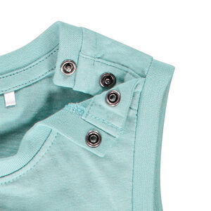 Αμάνικο μπλουζάκι από βαμβάκι με σχέδιο ζώων για μωρό αγόρι 