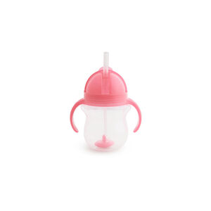 Munchkin Click Lock Tip & Sip Straw Cup Ροζ Ποτήρι με Ευέλικτο Καλαμάκι 6m+, 207ml  Main Munchkin Click Lock Tip & Sip Straw Cup Ροζ Ποτήρι με Ευέλικτο Καλαμάκι 6m+, 207ml