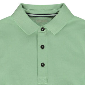 Πόλο κοντομάνικο μονόχρωμο για αγόρι 