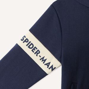 Γιλέτ boy με φερμουάρ και καπάκι, παιδικό Spider-Man Marvel 