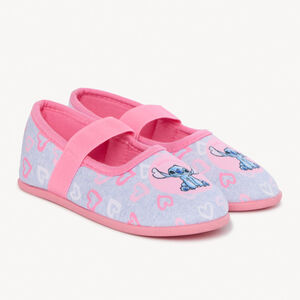 Chaussons babies imprimé cœurs Stitch Disney pour fille Main Chaussons babies imprimé cœurs Stitch Disney pour fille