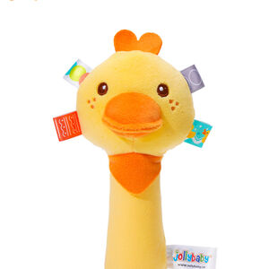 Μαλακό Παιχνίδι Οδοντοφυΐας – Κουδουνίστρα Duck 