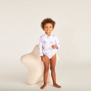 Μαγιό 1 τεμάχιο με μακριά μανίκια κατά των UV με σχέδιο Stitch Disney για κορίτσι μωρό 