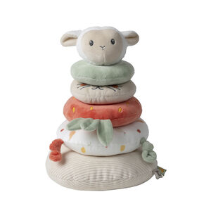 Παιχνίδι δραστηριοτήτων από ύφασμα La Vie à la Ferme για μωρά από τη γέννηση με 5 κομμάτια 