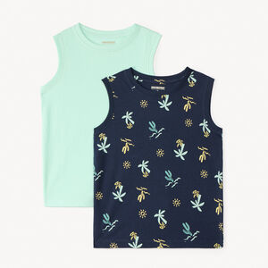 Σετ 2 φανελάκια με σχέδιο για αγόρια 