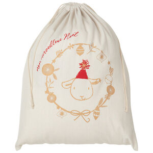 Πουγκί υφασμάτινο για δώρα Χριστουγέννων 