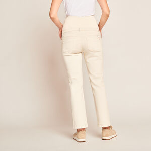 Jean straight εγκυμοσύνης με ψηλό ελαστικό λάστιχο jersey 