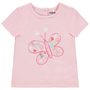 Μπλουζάκι κοντομάνικο από οργανικό βαμβάκι με τυπωμένο σχέδιο  