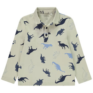 Πολυκαιρισμένο πλεκτό μπλουζάκι με σχέδιο για αγόρι 