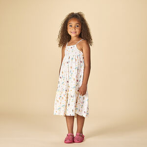 "Φόρεμα με τιράντες σε σχέδιο εξωτικών διακοπών για κορίτσι" 