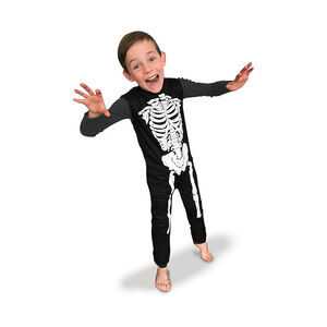 Κοστούμι Σκελετού Μέγεθος L - Μαύρο 